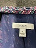 J.Crew 100% Polyester Blue Sleeveless Blouse Size 0 - photo 7