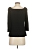 Ann Taylor Black 3/4 Sleeve Top Size S - photo 2