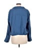 Zara Blue 3/4 Sleeve Blouse Size M - photo 2