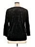 I.N. Studio 100% Polyester Black 3/4 Sleeve Top Size XL - photo 2