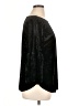 I.N. Studio 100% Polyester Black 3/4 Sleeve Top Size XL - photo 4