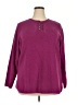 Classic Elements Purple Long Sleeve Henley Size 20 - 22 - photo 1