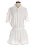 Good American 100% Cotton Solid White Romper Size 2 - photo 1