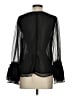 Stellah Black Long Sleeve Blouse Size S - photo 2