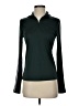 Tory Burch 100% Polyester Green Long Sleeve Polo Size XS - photo 1