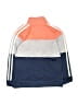 Adidas 100% Polyester Color Block Blue Track Jacket Size 5 - photo 2