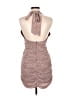 Cotton Candy LA 100% Polyester Brown Cocktail Dress Size M - photo 2
