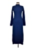 MNG Blue Casual Dress Size 6 - photo 1