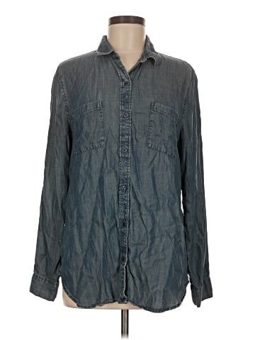 Banana Republic Factory Store Long Sleeve Button-Down Shirt (view 1)