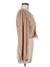 She + Sky 100% Polyester Tan Long Sleeve Top Size M - photo 4