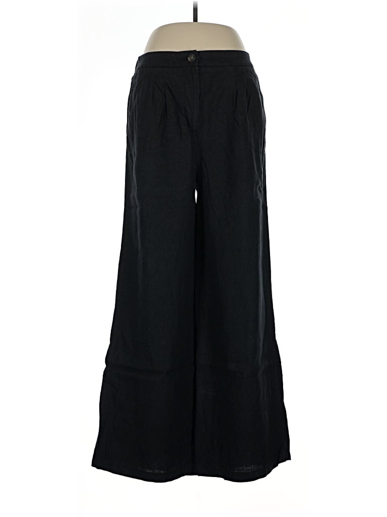Pre-owned Boden Linen Pants In Black