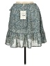 Final Touch 100% Polyester Paisley Teal Casual Skirt Size L - photo 2