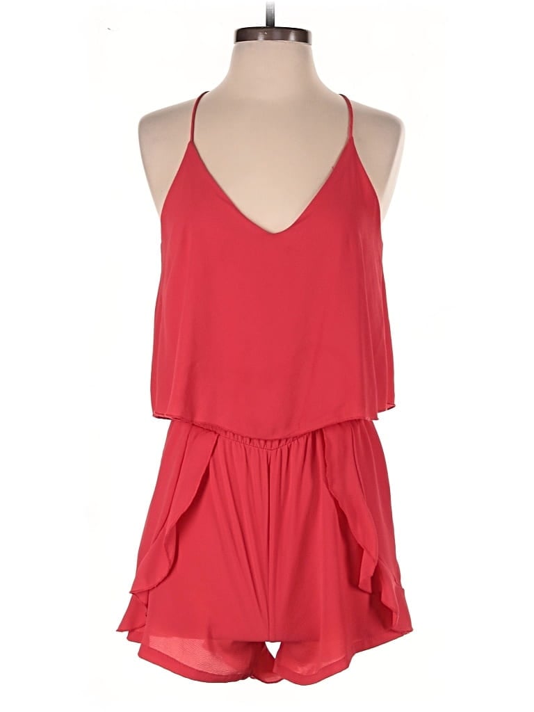 Pre-owned Tyche Romper In Red