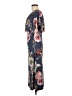 Connected Apparel Floral Blue Casual Dress Size 6 - photo 5