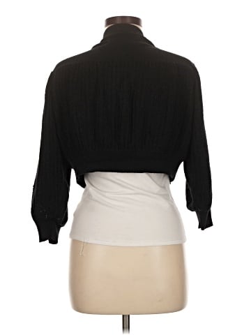 Central Park West Silk Cardigan (view 2)
