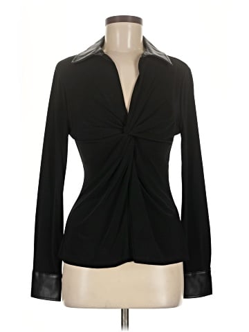 DKNY Long Sleeve Blouse (view 1)