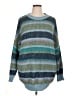 SO Stripes Teal Pullover Sweater Size 1X - photo 1