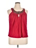 Cable & Gauge Red Sleeveless Blouse Size 1X - photo 1