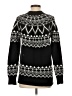 Ann Taylor LOFT Argyle Black Turtleneck Sweater Size S - photo 2