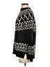 Ann Taylor LOFT Argyle Black Turtleneck Sweater Size S - photo 5