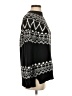Ann Taylor LOFT Argyle Black Turtleneck Sweater Size S - photo 4