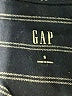 Gap 100% Cotton Stripes Blue Long Sleeve Button-Down Shirt Size S - photo 7