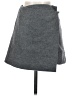 Uniqlo 100% Wool Solid Gray Wool Skirt Size XS - photo 1