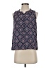 J.Crew 100% Polyester Blue Sleeveless Blouse Size 0 - photo 1