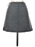 Uniqlo 100% Wool Solid Gray Wool Skirt Size XS - photo 2
