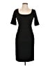 Cristinaeffe Solid Black Cocktail Dress Size EU 42 / US 12 - photo 1