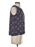 J.Crew 100% Polyester Blue Sleeveless Blouse Size 0 - photo 4