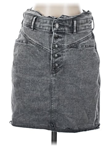 Express Denim Skirt (view 1)