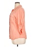 Worthington 100% Rayon Orange 3/4 Sleeve Button-Down Shirt Size 1X - photo 5
