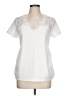 Shein White Short Sleeve Blouse Size L - photo 1