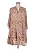 Millenium 100% Cotton Print Brown Casual Dress Size M - photo 1