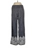 Sim & Sam Print Blue Gray Casual Pants Size S - photo 2