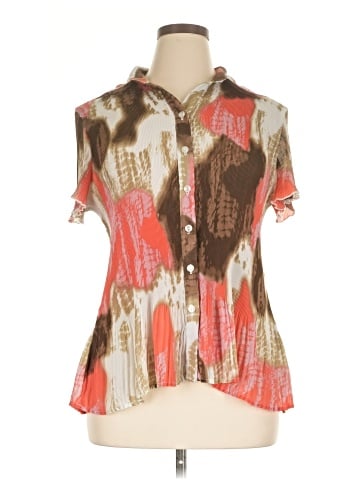Essentials by Milano Short Sleeve Blouse (view 1)