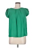 Papermoon 100% Polyester Green Short Sleeve Blouse Size M (petite) - photo 1
