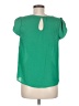 Papermoon 100% Polyester Green Short Sleeve Blouse Size M (petite) - photo 2