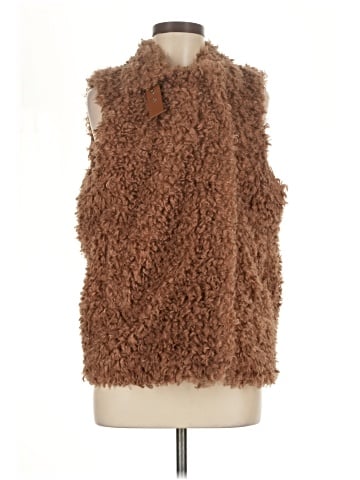 INC International Concepts Faux Fur Vest (view 1)