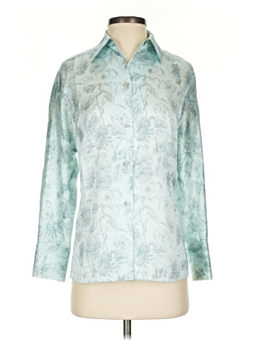 Vince. 3/4 Sleeve Silk Top (view 1)