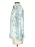 Vince. 100% Silk Paisley Teal 3/4 Sleeve Silk Top Size XXS - photo 5