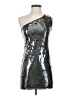 Assorted Brands 100% Polyester Metallic Silver Cocktail Dress Size S - photo 1