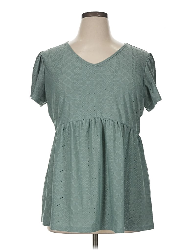 Pre-owned Ofeefan Casual Dress In Teal