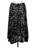Vince Camuto 100% Polyester Animal Print Black Casual Skirt Size 6 - photo 1