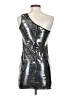 Assorted Brands 100% Polyester Metallic Silver Cocktail Dress Size S - photo 2