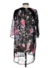 Express 100% Polyester Black Kimono Size S - photo 2