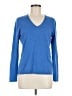 Fiona 100% Cashmere Blue Cashmere Pullover Sweater Size M - photo 1
