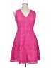 Halogen 100% Cotton Hearts Pink Cocktail Dress Size 14 (petite) - photo 1