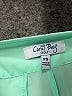Coral Bay Solid Green Shorts Size S - photo 3
